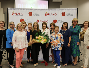  image of dr. williams honored with Athena Award with previous recipients.